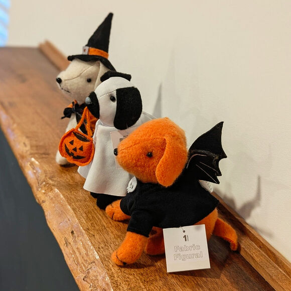 FULL SET of 3 felt Halloween dogs in costumes Target Bullseye Playground 2024 - Picture 2 of 7